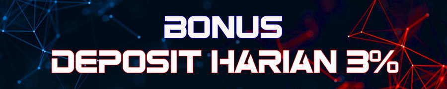 Bonus Deposit Harian 3%